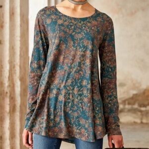 Peruvian Connection Swing Tunic Top